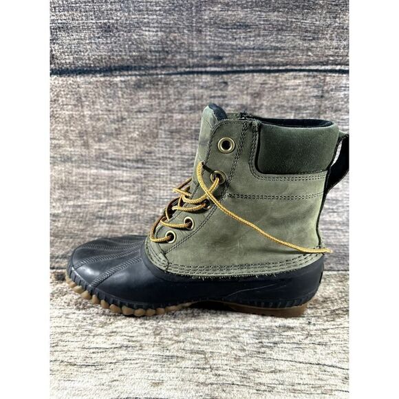 SOREL Rubber Boots Cheyenne II 2 Men’s Sz 8 NM2575-052 Waterproof Green - Picture 7 of 11
